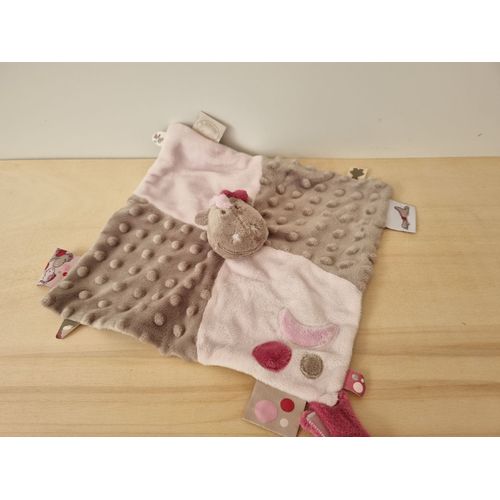 Doudou Dragon Rose Gris Noukie's No