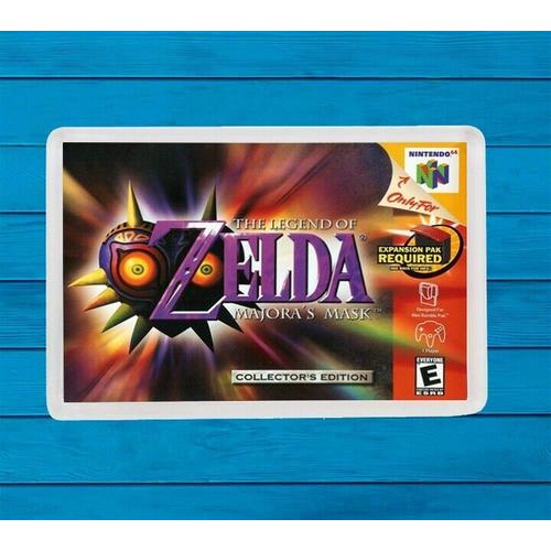 Magnet Aimant De Frigo En Plastique Legend Of Zelda Majoras Mask Nintendo 64