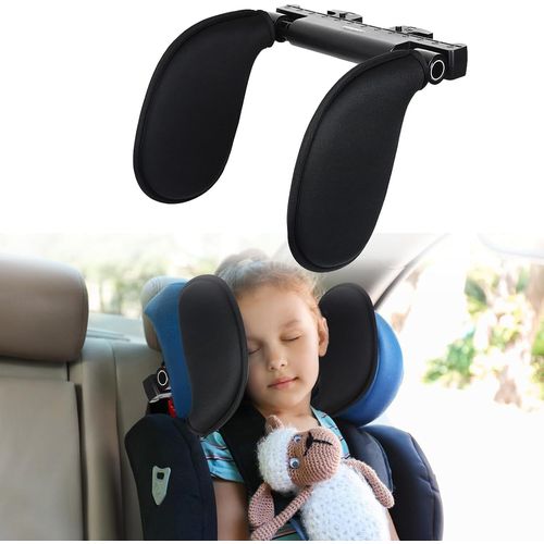 Ershi-Repose Tete Voiture, Appuie Tete Voiture, Cale Tete Enfant Voiture, Soutien Tete Enfant Voiture, Cale-Têtes Avec Mousse À Mé[4