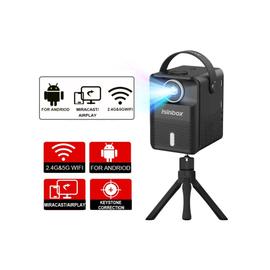 Vidéoprojecteur Portable Projecteur Full HD 4K Wifi6 Android Rétroprojecteur  LED