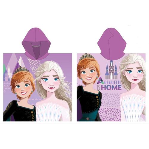 Global Licence - Poncho De Bain Ou De Plage Elsa Et Anna - Frozen Ii