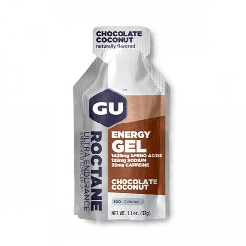 Roctane Energy Gel (1 X 32g)|Chocolat Noix De Coco| Gels Énergétiques|Gu Energy 