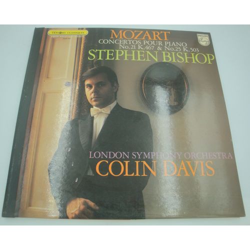 Stephen Bishop/Colin Davis/London - Concertos Pr Piano N¡21-25 - Mozart Lp 1973 Philips