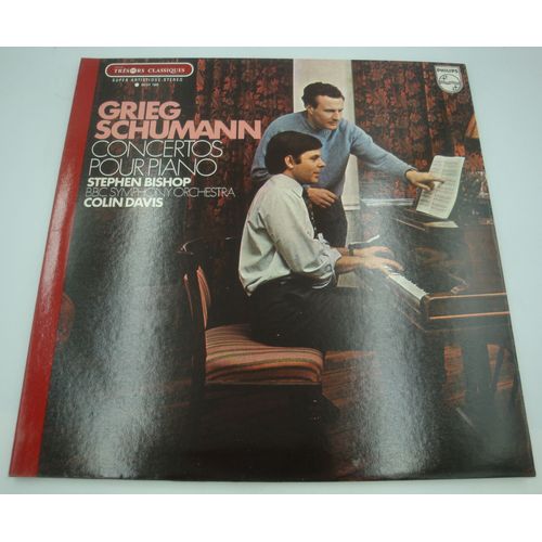 Stephen Bishop/Colin Davis/Bbc - Concertos Pr Piano - Grieg/Schumann Lp 1971 Philips