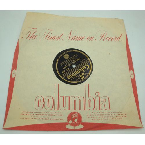 The National Military Band ? Three Meet / The Butterfly Close This Panel 78t Columbia