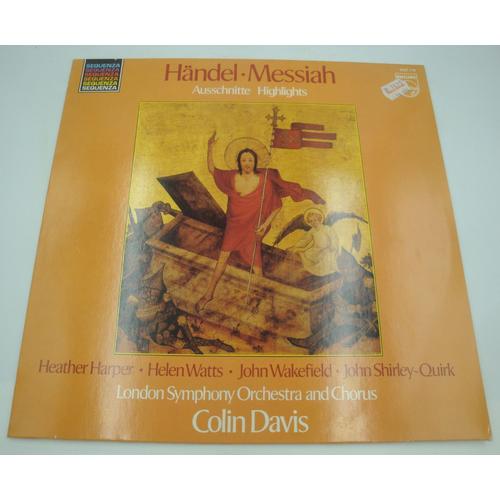 Colin Davis/Harper/Watts/Wakefield - Messiah - Ausschnitte Highlights - Handel Lp 1966 Philips