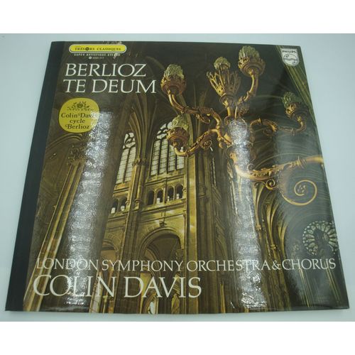 Colin Davis/London - Te Deum - Berlioz Lp Philips - Tagliavini/Kynaston