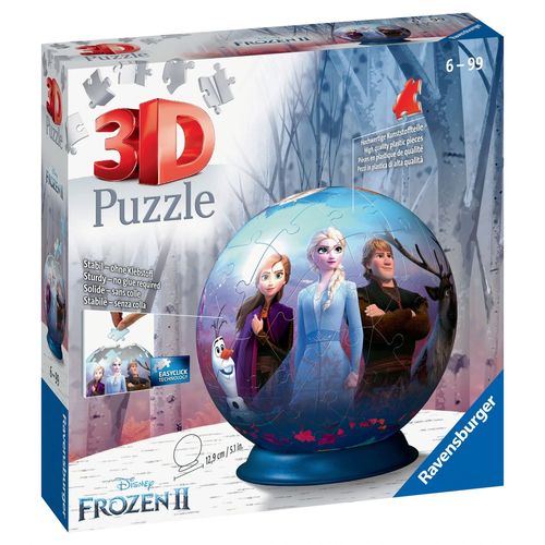 Puzzle Puzzle 3d Rond 72 P - Disney La Reine Des Neiges 2