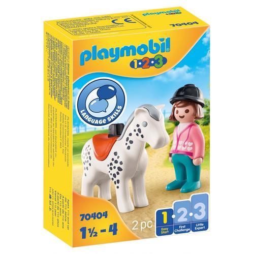 Playmobil 70404 - Cavalière Avec Cheval