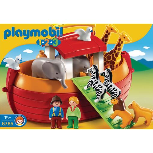 Playmobil 6765 - 1.2.3 Arche De Noe Transportable - 3