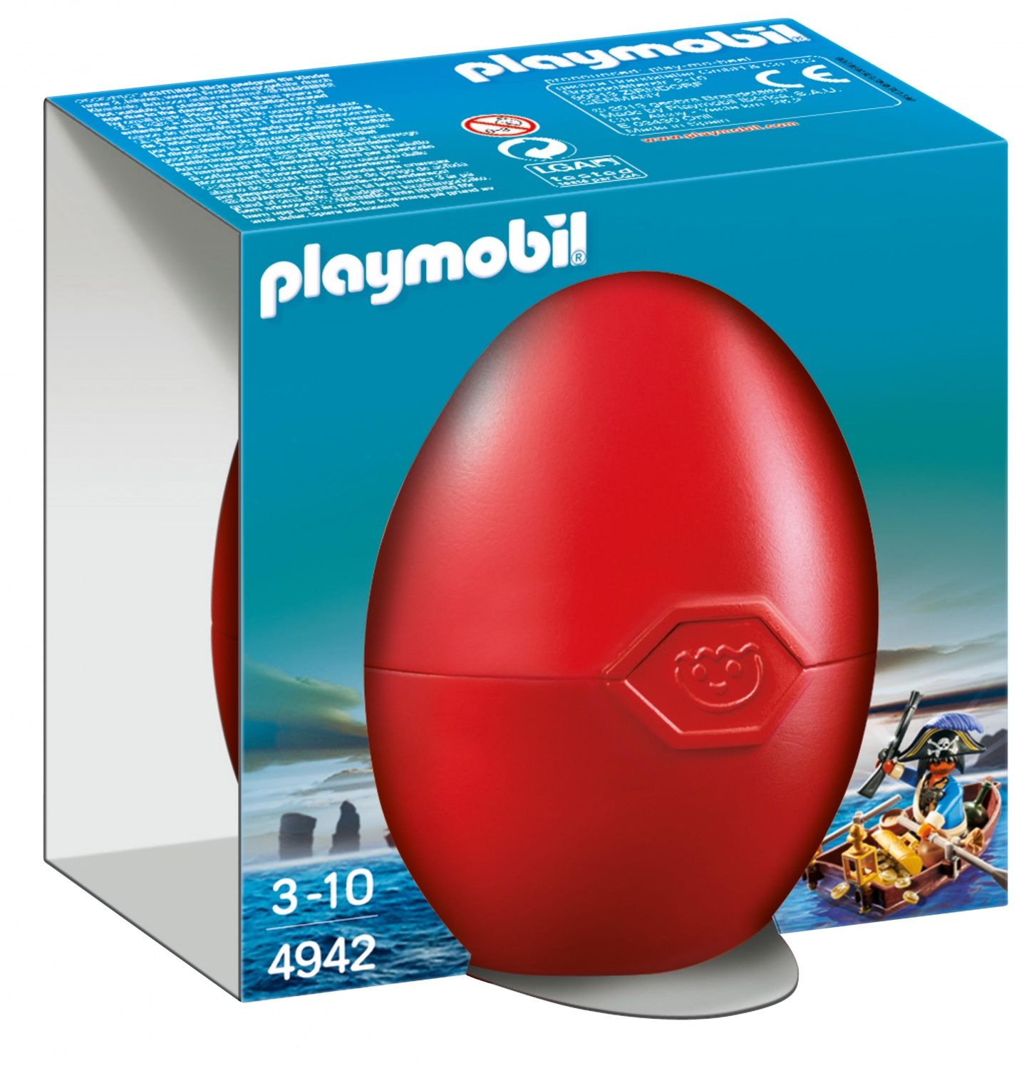 Playmobil 4941 Family Fun Maman et enfants à la plage Oeuf de Pâques  Surprise - Playmobil