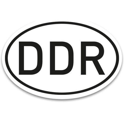 Ershi-Kfz_729 Aimant Ddr Pour Plaque D'immatriculation Du Pays En Noir Et Blanc \U2013 17,5 X 11,5 Cm Norme Din \U2013 Pour Voitur[3