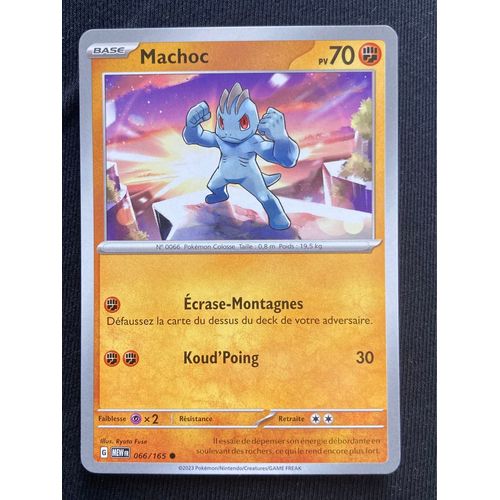 (2134) Machoc 66/165 Pokemon 