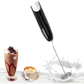 Mousseur à Lait Électrique De Poche, Fouet Mousseur Electrique Portatif Mini Melangeur A Boisson Avec Support En Acier Inoxydable Inclus Pour Cafe Latte Cappuccino Chocolat Chaud 92063250