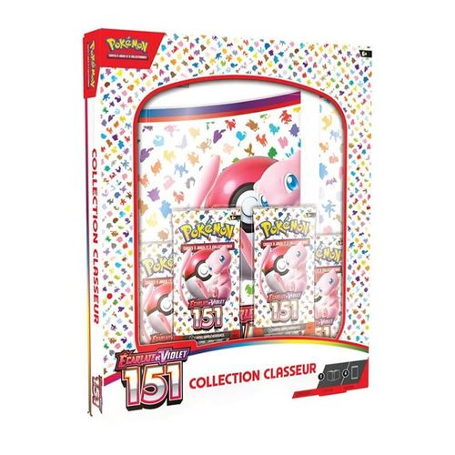 Coffret Pokémon Portfolio + 4 Boosters 151 (Ev03.5) 🇫🇷 (Asmodée)