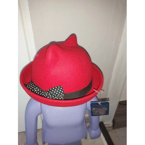Chapeau Laine Chic À N?Ud Pois Neuf Disneyland Paris
