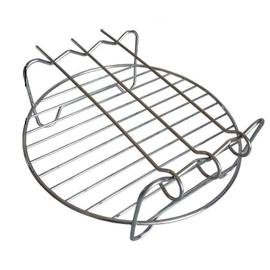 Accessoires de friteuse à air avec brochettes, Grille airfryer double  couche en acier inoxydable, Support de rack polyvalent pour la cuisson à  la vapeur, 6, 7, 8 inche