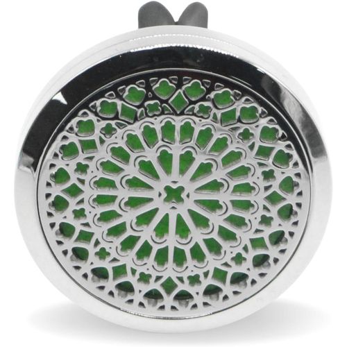 Ershi-Zen`Arôme Diffuseur De Parfum Pour Voiture Clip`Arôme, Désodorisant Voiture Pour Parfum Et Huile Essentielle, Acier Inoxydab[5