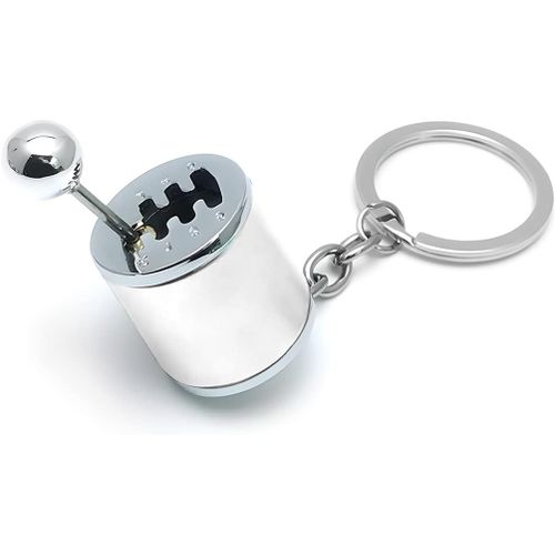 ERSHI-Porte-Clés 6 Vitesses Les Gadgets, Porte-Clés Modèle Boîte Vitesses de Voiture, Mini Porte-Clés Voiture Créatif En Alliage d[4