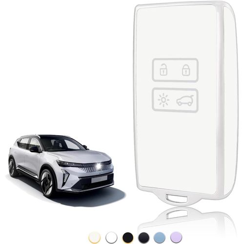Ershi-Coque Clé, Etui Cles Étui Clés Carte Adapté Pour Renault Scenic 4 Megane Talisman Koleos Kadjar Clio Captur Espace Zoe Dacia[5