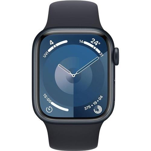 Apple Watch Series 9 Gps - Boîtier Aluminium 41 Mm Minuit - Bracelet M/L