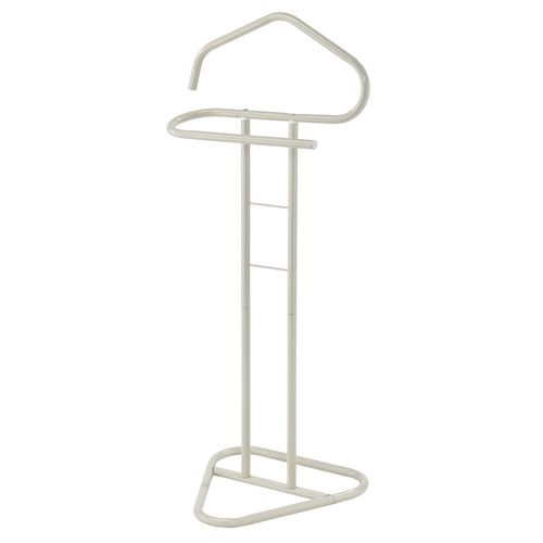 Valet De Chambre Valet De Nuit Camilo Chevalet De Nuit Avec Cintre Pour Veste Et Portant Pour Pantalons, En Métal Laqué Beige