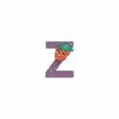 Lettre Bois Z Violet L'alphabet - Moulin Roty