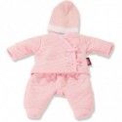 Götz Boutique Doll Dress Baby Suit Pink 3-Piece - Baby Doll 42-46 Cm