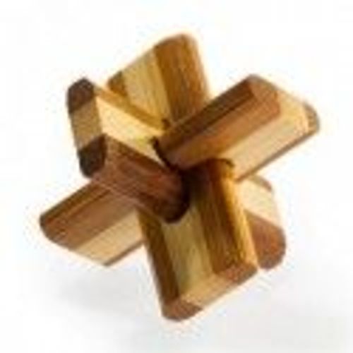 Eureka 3d Bamboo Puzzle - Doublecross