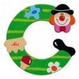 Sevi Lettre Déco Bois-Lettre Clown C