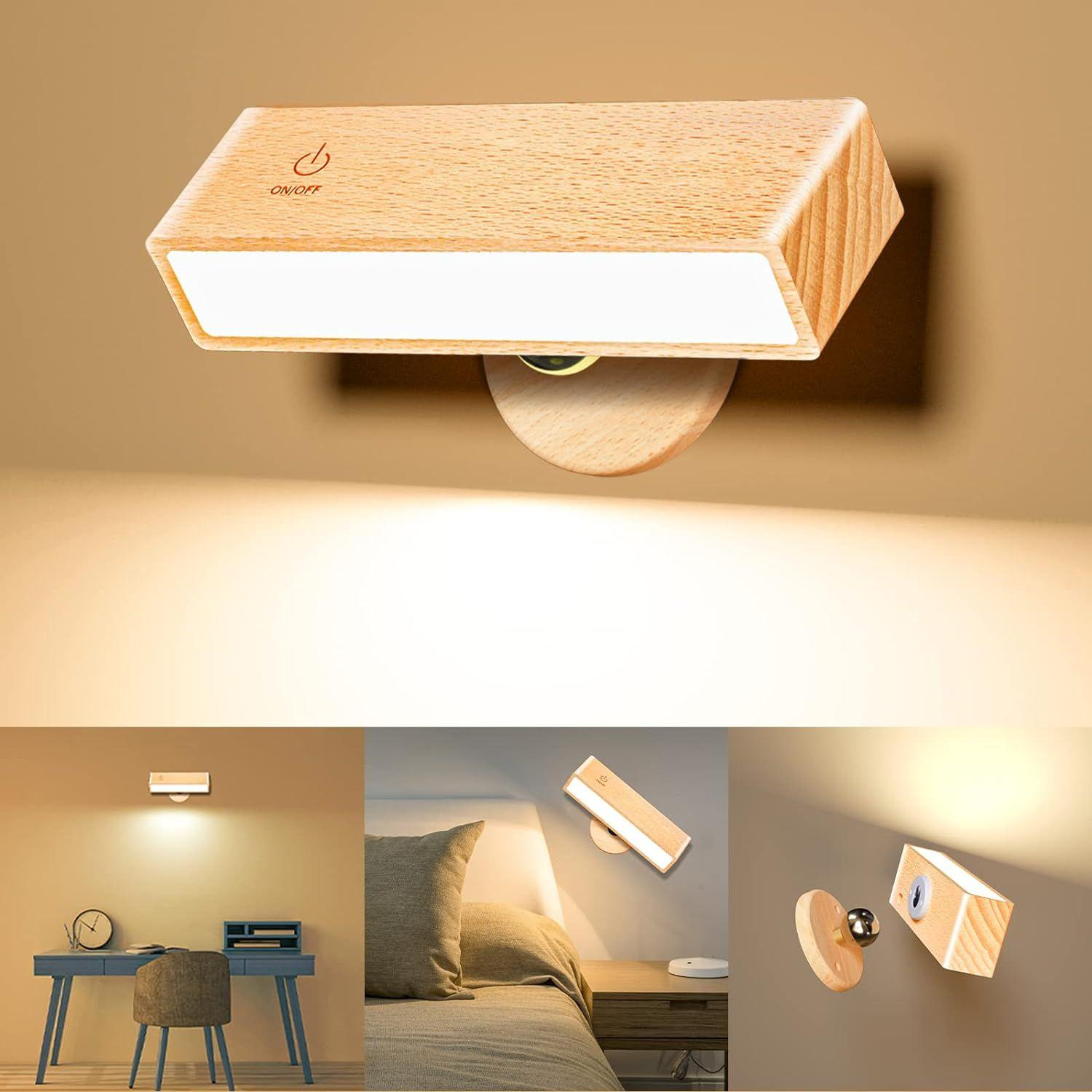 Lampe LED Sans Fil Rechargeable, 4000mAh Lampe Magnetique avec