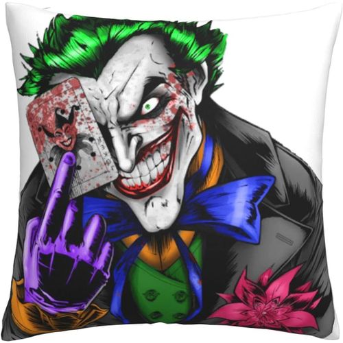Housses De Coussin Douces, Taies D'oreiller Décoratives Joker, Grandes, Colorées, Lavables, Pour Salon, Canapé, Chambre À Coucher, Maison, Voiture