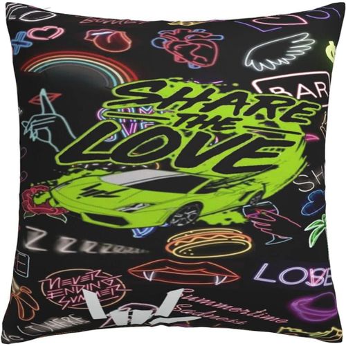 Housses De Coussin Douces, Taies D'oreiller, Step Hen Love Sharer (), Grandes Taies D'oreiller Carrées Lavables Pour Salon, Canapé, Chambre À Coucher, Maison, Voiture
