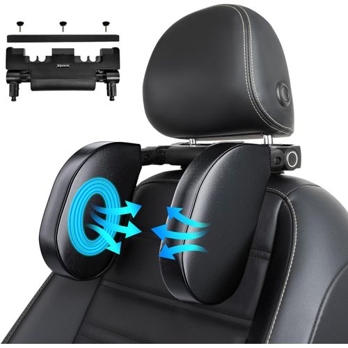 Ershi-Repose Tete Voiture, Cale Tete Enfant Voiture, Maintien Cale-Têtes Pour Sièges Auto De Voyage Avec Mousse À Mémoire, Idéal P[5