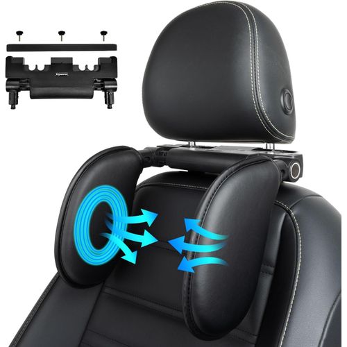 Ershi-Repose Tete Voiture, Cale Tete Enfant Voiture, Maintien Cale-Têtes Pour Sièges Auto De Voyage Avec Mousse À Mémoire, Idéal P[5