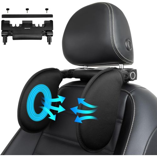Ershi-Repose Tete Voiture, Cale Tete Enfant Voiture, Maintien Cale-Têtes Pour Sièges Auto De Voyage Avec Mousse À Mémoire, Idéal P[5