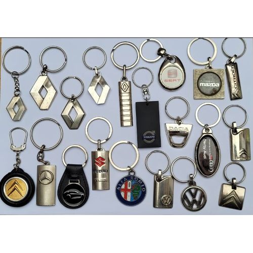 Porte Cles Publicitaires / Lot De 20 Anciens De Collection