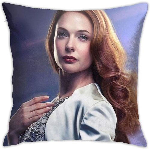 Rebecca Ferguson Housses De Coussin Taies D'oreiller Housse De Coussin Douce Coussin Décoratif Canapé Voiture Taie D'oreiller Carrée Pour La Décoration De Lit À La Maison (18x18 Pouces)