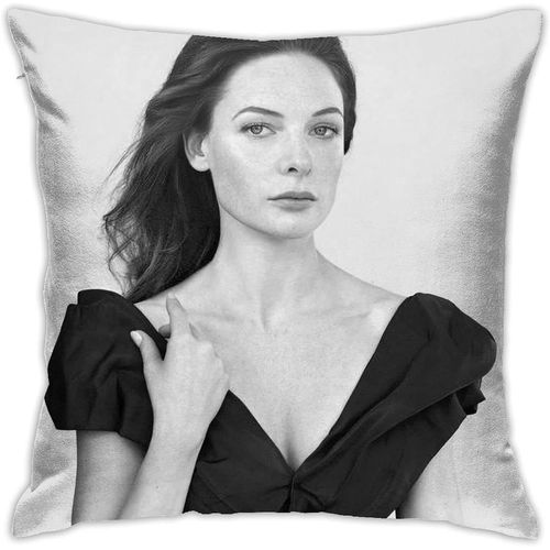 Rebecca Ferguson Housses De Coussin Taies D'oreiller Housse De Coussin Douce Coussin Décoratif Canapé Voiture Taie D'oreiller Carrée Pour La Décoration De Lit À La Maison (18x18 Pouces)