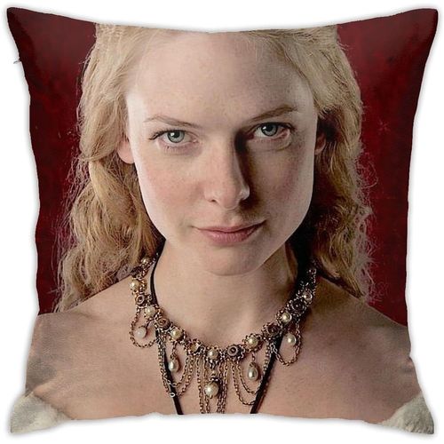 Rebecca Ferguson Housses De Coussin Taies D'oreiller Housse De Coussin Douce Coussin Décoratif Canapé Voiture Taie D'oreiller Carrée Pour La Décoration De Lit À La Maison (18x18 Pouces)