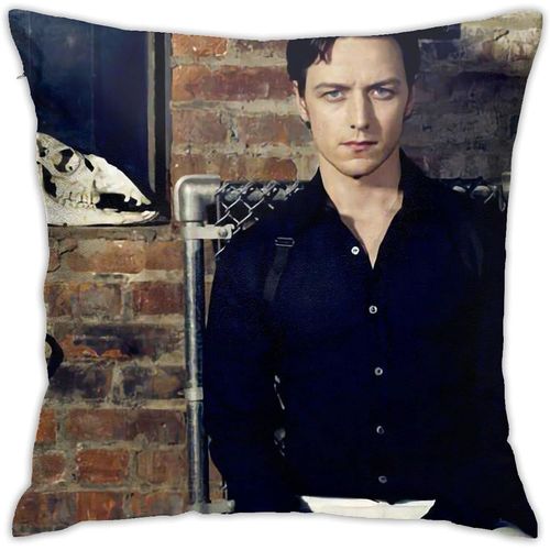 James Mcavoy Housses De Coussin En Polyester Doux Décoratif Carré Housse De Coussin Taie D'oreiller De Luxe Pour Salon, Canapé, Chambre À Coucher, Voiture