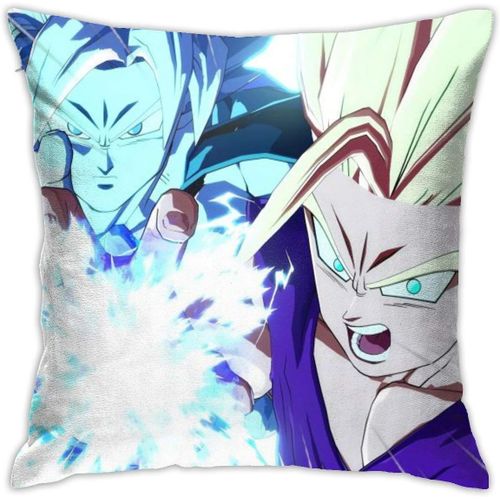 Dragon Ball Taie D'oreiller Canapé Doux Maison Décorative Coussin De Luxe Respirant Housse De Coussin Taille 18x18 Pouces