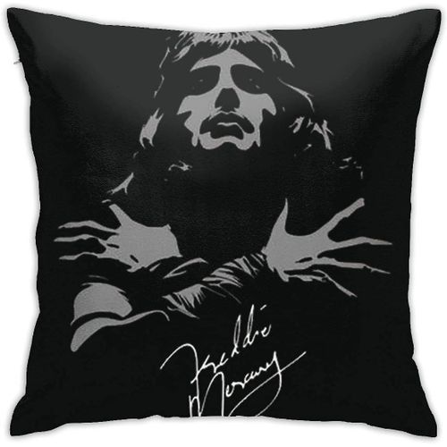 Freddie Mercury Queen Band ? Taies D'oreiller Douces Et Confortables, Housse De Coussin De Luxe Respirante, 18x18 Pouces
