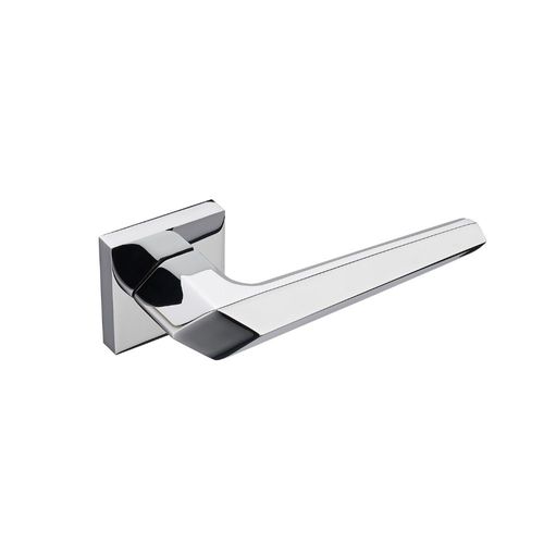 Poignée de porte design finition aspect chromé brillant Gilda - KATCHMEE