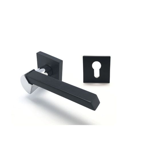 Poignée de porte design finition aspect chromé mat Erica - KATCHMEE