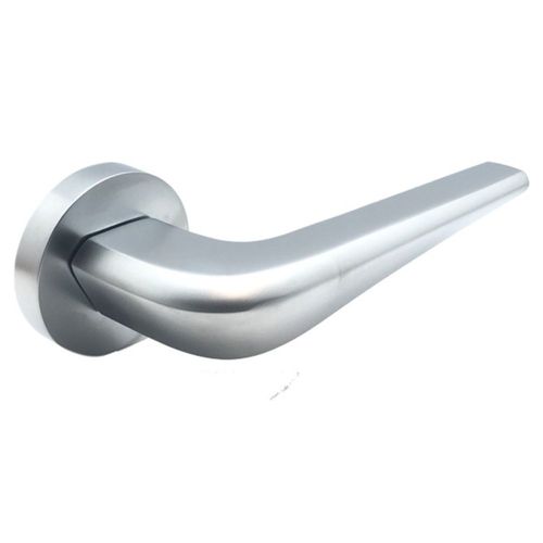 Poignée de porte design finition aspect chromé mat Alissia - KATCHMEE