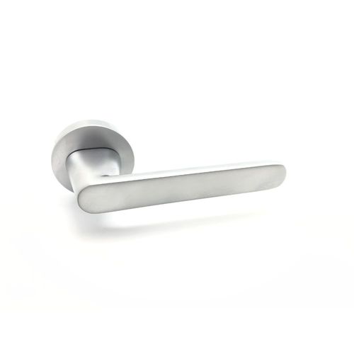 Poignée de porte design finition aspect chromé mat Dalia - KATCHMEE