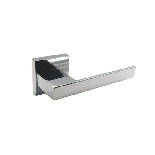 Poignée de porte design finition aspect chromé brillant Europa - KATCHMEE