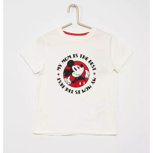T-Shirt 'mickey' Spéciale Fête Des Mères - Écru (Kiabi)