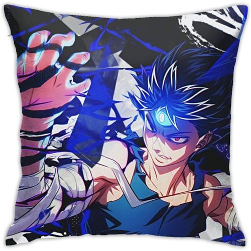 Yu Yu Hakusho Housse De Coussin Respirante De Luxe, 45,7 X 45,7 Cm, Décoration De Maison, Salon, Canapé, Siège De Voiture, Taie D'oreiller Carrée En Polyester Doux